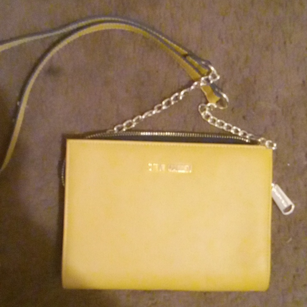 Yellow Steve madden shoulder bag